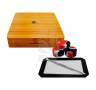 Bamboo Dab Kit Box 19x18x4 cm Bamboo Dab Kit Box 19x18x4 cm