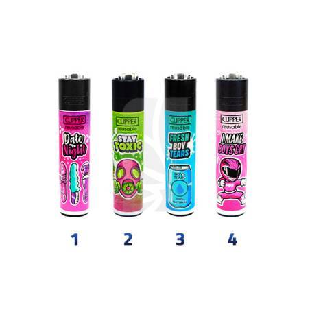 Mechero CLIPPER Girly Slogan