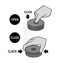 Como usar caja Click Clack