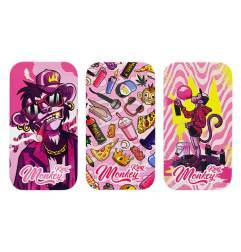 Pack 3 Cheap Pink Monkey King Metal Boxes
