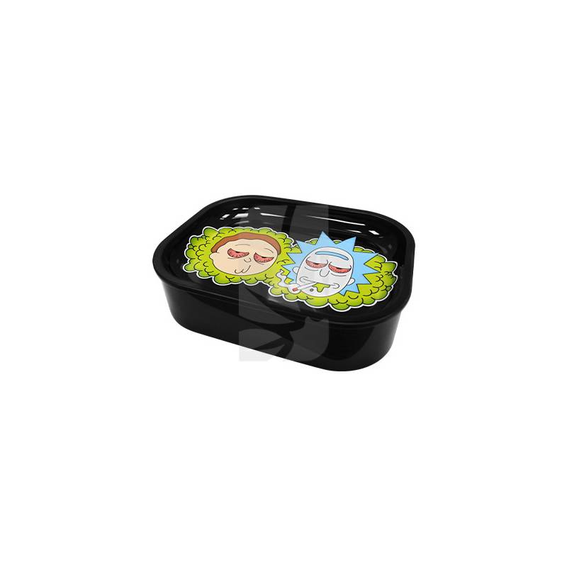 Caixa e Bandeja de Metal Ricky & Morty 18 x 14 cm