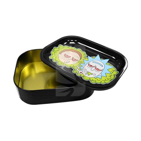 Ricky & Morty Metallbox und Tablett 18 x 14 cm