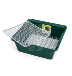 35 x 35 x 12.5 cm Garden Sieve with 2 Grids ✨