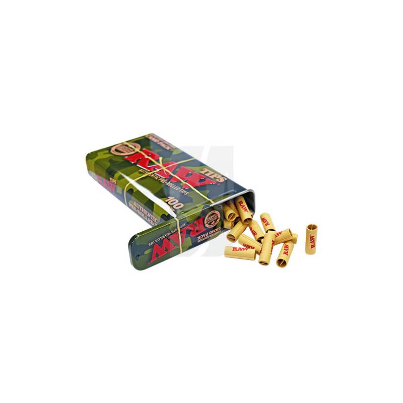 Filtri RAW Pre-Rollati Scatola Camouflage 100 pz