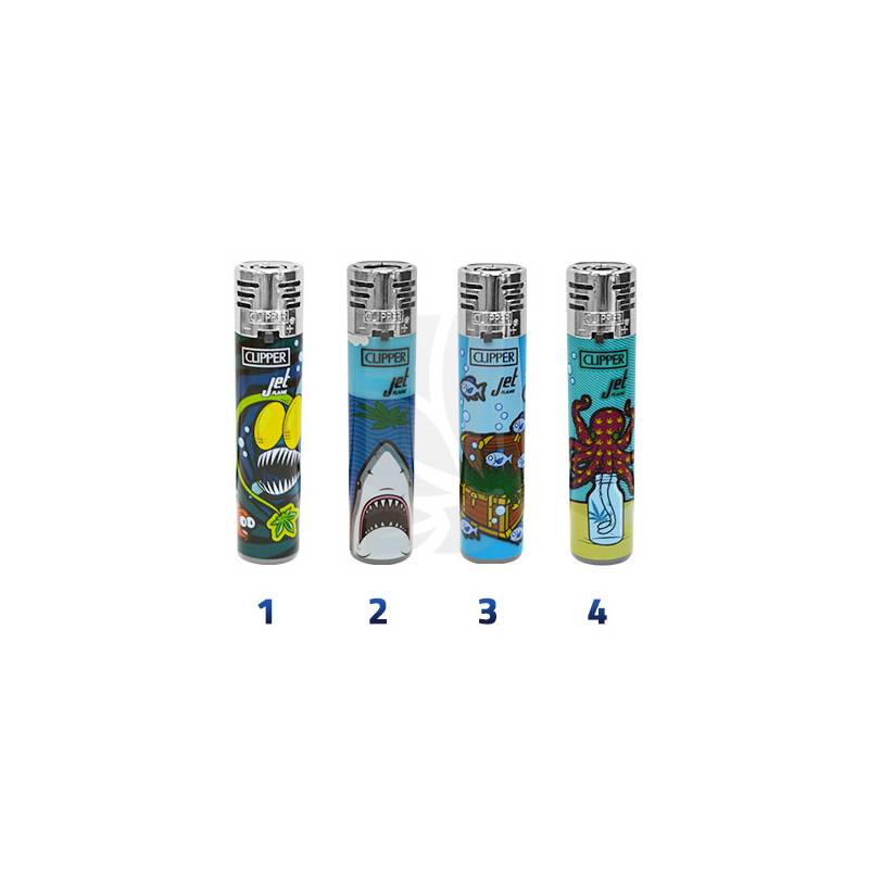 Mechero CLIPPER Jet Flame Deep Weed Mechero CLIPPER Jet Flame Deep Weed