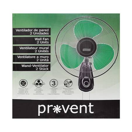 Ventiladores Wall Fan 40 cm. 2 Unidades