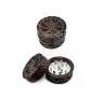 Grinder madera y aluminio Leaf, 2 partes 40x30mm Grinder madera y aluminio Leaf, 2 partes 40x30mm