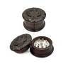 Grinder en Bois et Aluminium Leaf 53 x 30 mm – 2 Parties
