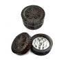 Leaf Wood & Aluminum Grinder 55 x 34 mm – 2 Parts