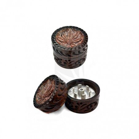 Grinder de Madera, Piedra y Aluminio de 2 Partes