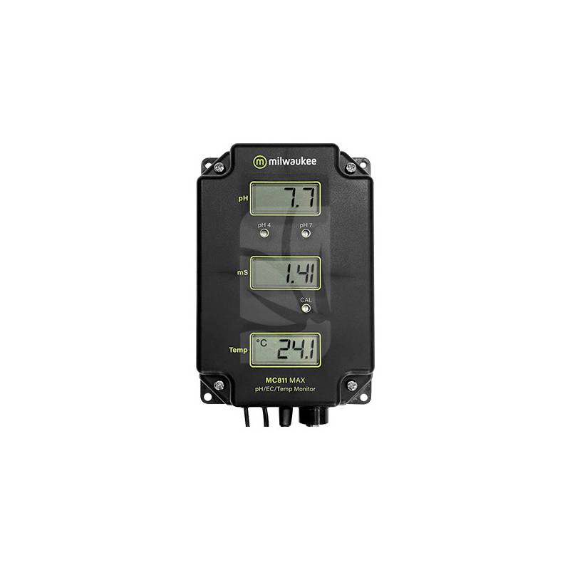 Continuous Combo PH-EC-Temp Meter MC811