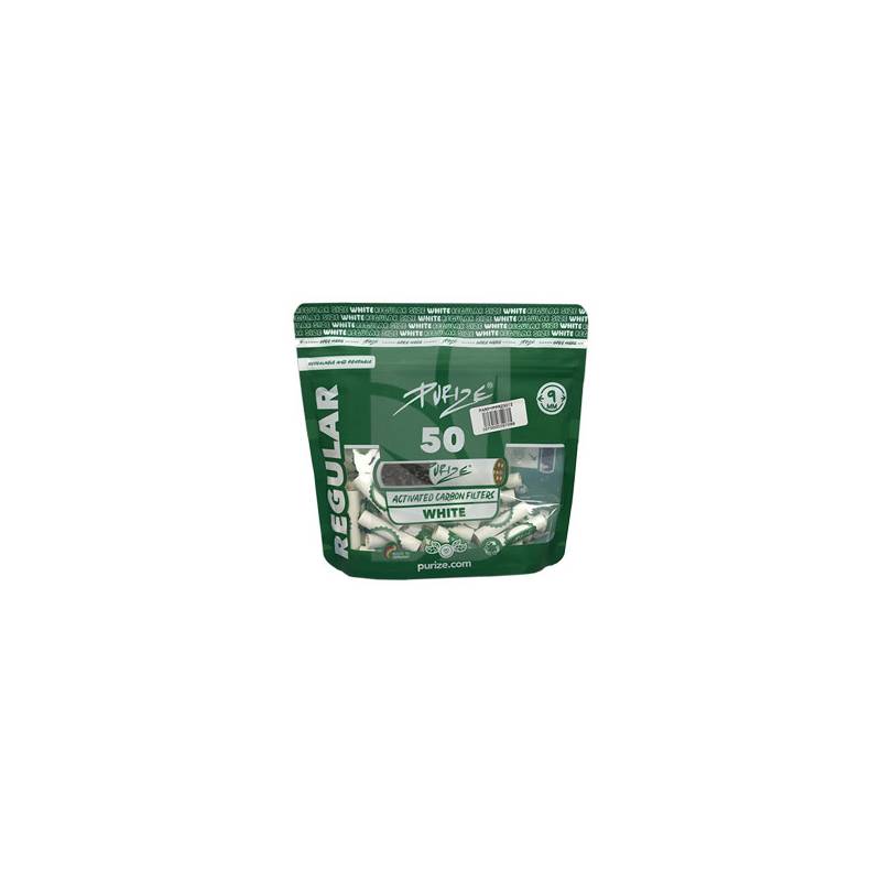 Filtros Purize Regular Size Blanco 50 U.