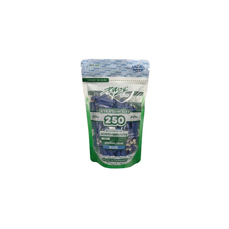 Filtros Purize XTRA Slim Azul 250 u.