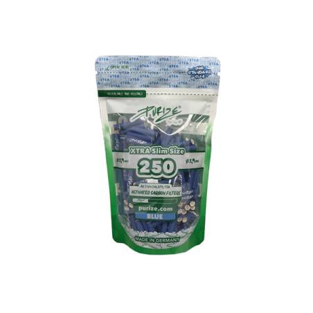 Filtros Purize XTRA Slim Azul 250 u.
