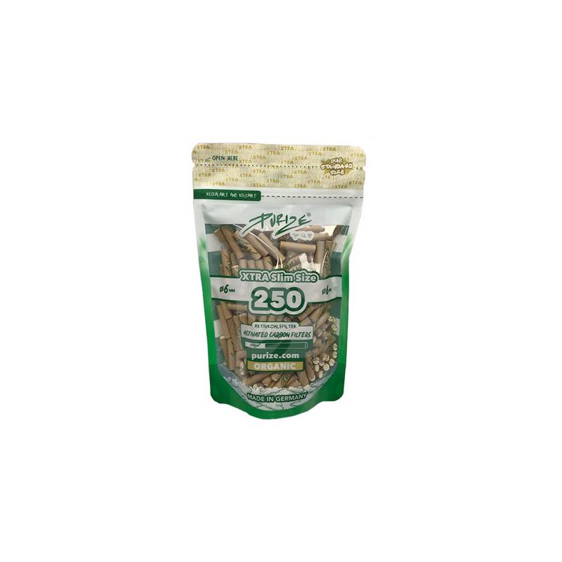 Filtros Purize XTRA Slim Organico 250 u.