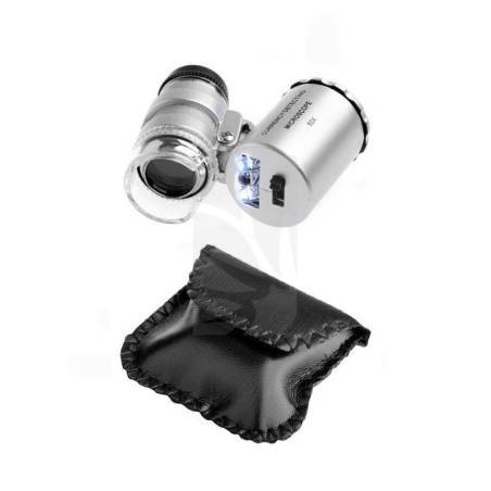 Mini Microscopio 60x con Luz Led