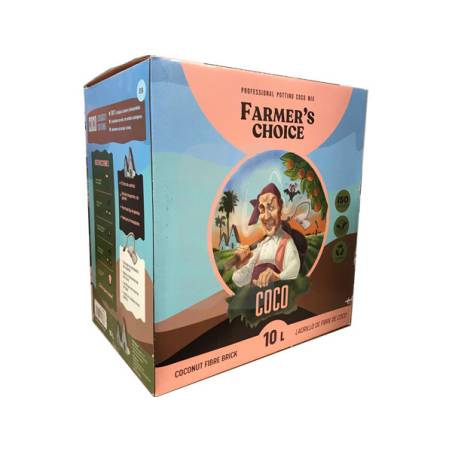 Ladrillo de Coco 650 Gr. 80 L. Farmer's Choice