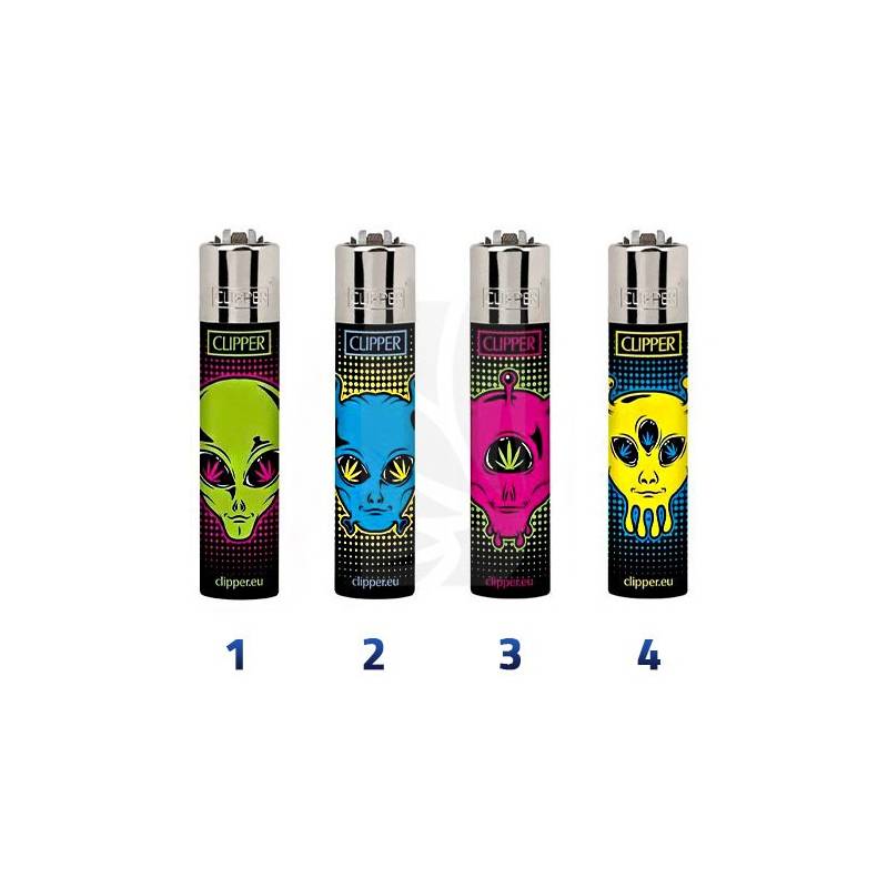 Accendino CLIPPER Large 420 Aliens B-48 Accendino CLIPPER Large 420 Aliens B-48