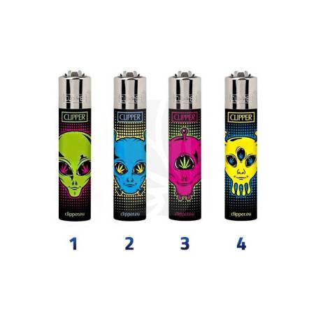 Mechero Clipper Large 420 Aliens B-48