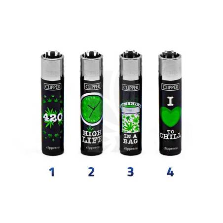 CLIPPER Lighter Large Green Leaves ✔️ COLLECT