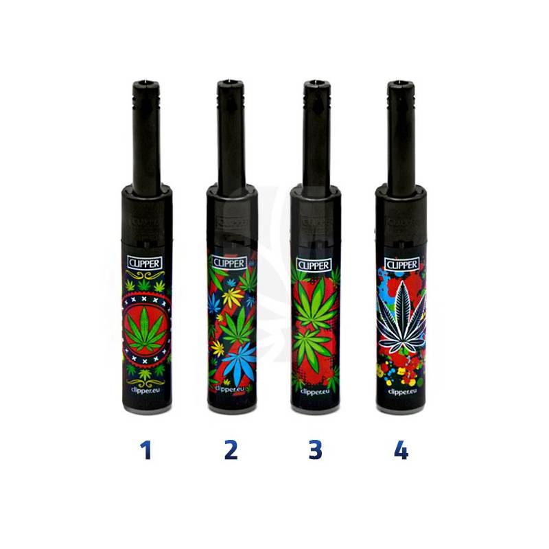 Briquet CLIPPER Mini Tube Leaves 5 D2