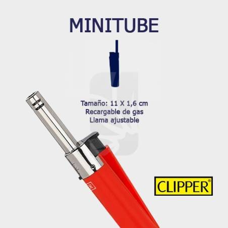 Accendino CLIPPER Mini Tube Leaves 5 D2