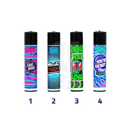 Mechero CLIPPER Mix Slogan