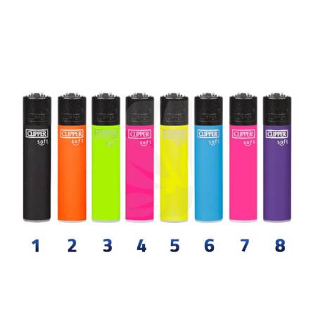 Mechero Clipper Soft Touch Cabezal Negro Special
