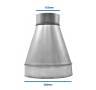 Acople Reducción Metal 250-125 mm. Acople Reducción Metal 250-125 mm.