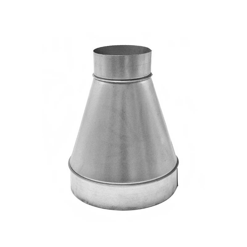 Acople Reducción Metal 250-125 mm. Acople Reducción Metal 250-125 mm.