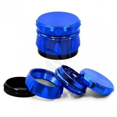 Grinder de Carving en Azul de 4 Partes de 55 mm