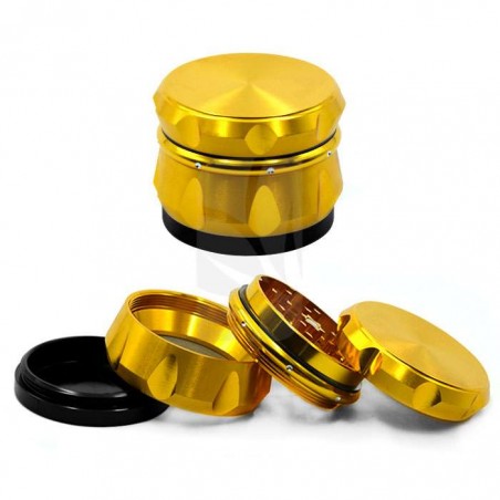Grinder de Carving en Dorado de 4 Partes