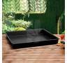 Bandeja Cuadrada negra 120 x 120 x 12 cm. Bandeja Cuadrada negra 120 x 120 x 12 cm.