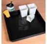 Bandeja Cuadrada negra 100 x 100 x 12 cm. Bandeja Cuadrada negra 100 x 100 x 12 cm.