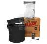 Bote Cristal con funda RAW 473 ml. Cozy Bote Cristal con funda RAW 473 ml. Cozy