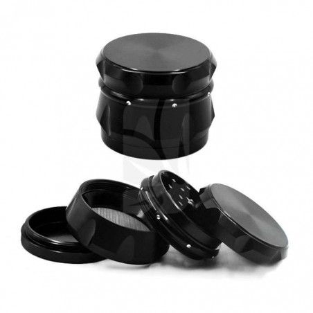 Grinder de Carving en Negro de 4 Partes