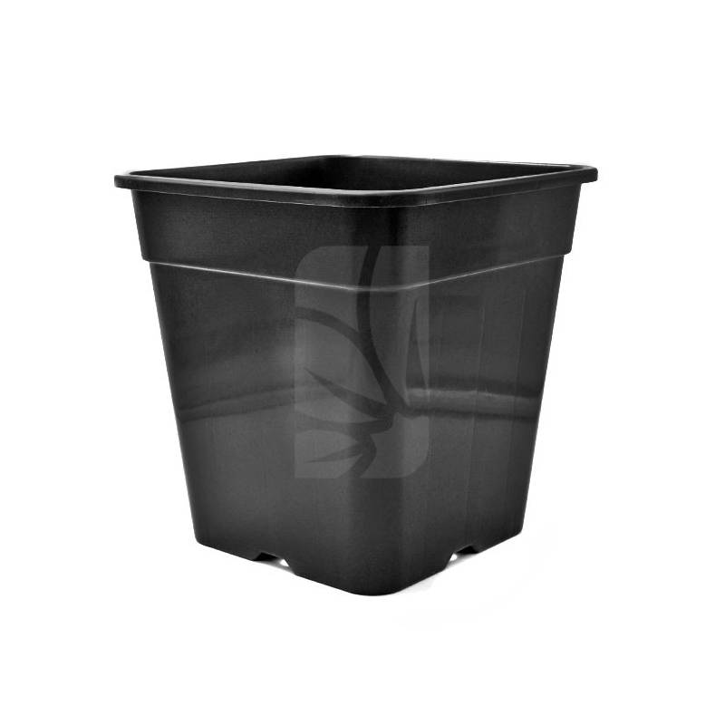 Pot Carré Noir 18 L – 30 x 30 x 30 cm