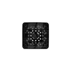 Buy black square pot 3 L. 15x15x20 cm.