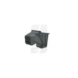 Buy small black square pot 0.23 Liters ▷
