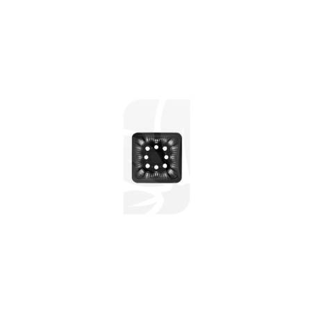 Maceta cuadrada negra/gris 0.23 L. 7x7x8 cm.