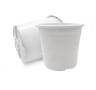 White Round Pot 10 L (26 x 24 cm)
