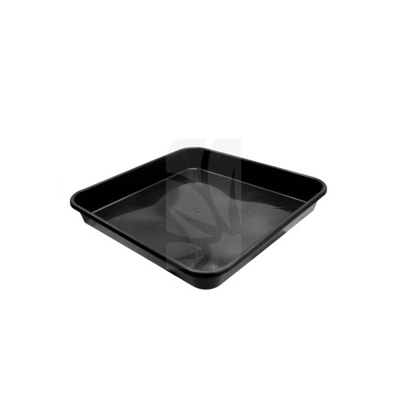 Plato Cuadrado negro de 29/30 x 29/30 cm. Plato Cuadrado negro de 29/30 x 29/30 cm.