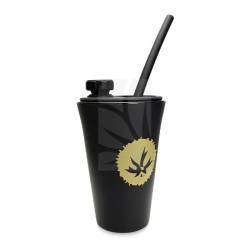 Bong taza de silicona Kommuter Negra