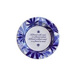 Delf Blue 01 Metal Ashtray 🌸 BUY Cheap