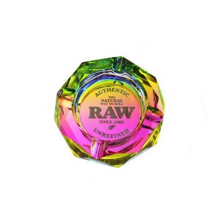 RAW RAINBOW Glass Ashtray