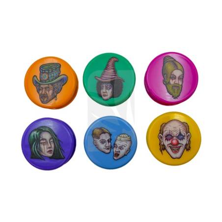 3-Part Acrylic Grinder Lion Rolling Circus