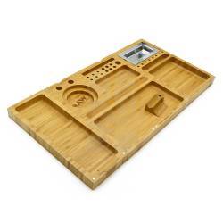 Raw triple caja bambu con imanes