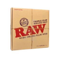 Raw triple caja bambu con imanes