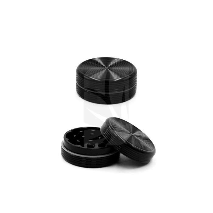 Grinder Ripple 2 Partes 40mm. Negro Grinder Ripple 2 Partes 40mm. Negro
