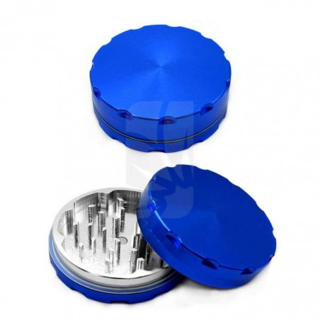 Grinder de luxe 2 partes azul 62 mm.